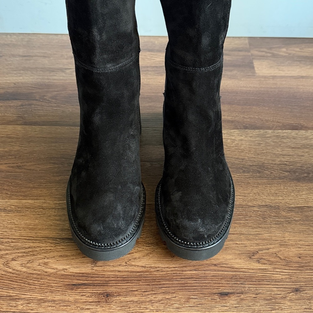New Paul Green Candice Suede Knee High Boots - Picture 3 of 7